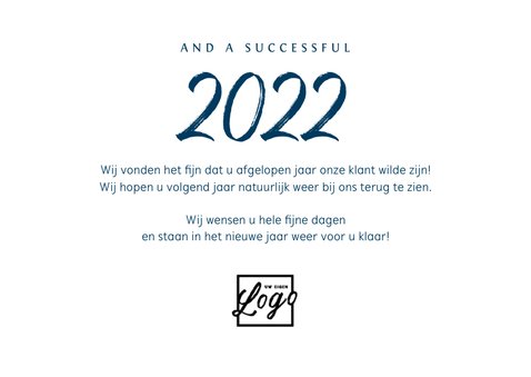 Kerstkaart zakelijk algemeen kerstboom goud foto sterren 3