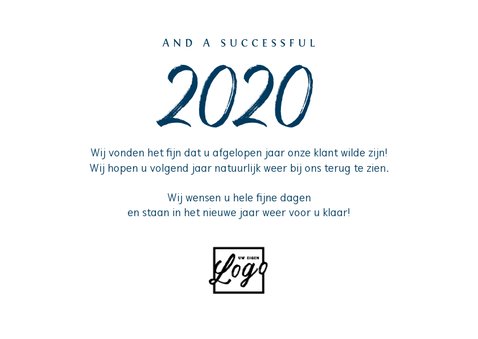 Kerstkaart zakelijk algemeen kerstboom goud foto sterren 3