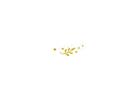 Kerstkaart zwart goud Merry Everything and Happy Always Achterkant