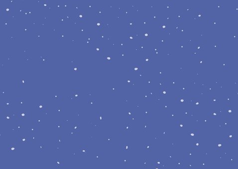Kerstverhuiskaart gele pickup geel Achterkant