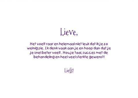 KiKa beterschapskaart met lieve knuffelbeer en hartje 3