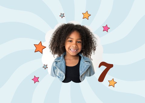 Kinderfeestje dansfeest disco uitnodiging funky 2