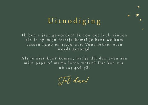 Kinderfeestje foto cupcake goud hip sterretjes 3