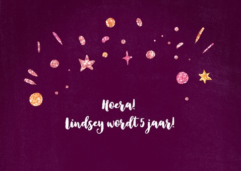 Kinderfeestje Glitterfestijn meisje 2