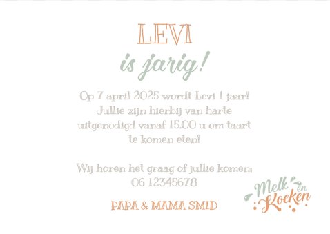 Kinderfeestje melk en koeken 3