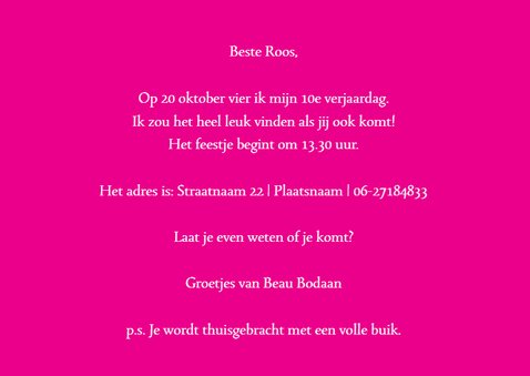 Kinderfeestje rose rebus 3