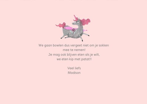 Kinderfeestje unicorn Pegasus paard 3