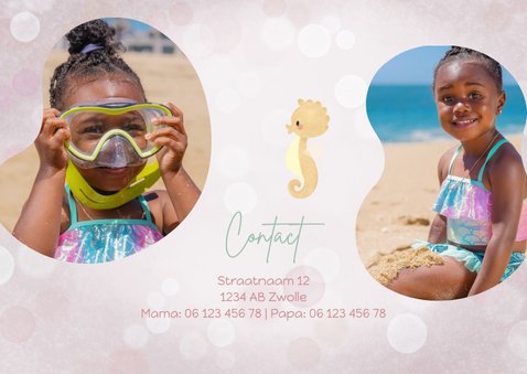 Kinderfeestje zeemeermin & zeedieren zwemfeestje 2