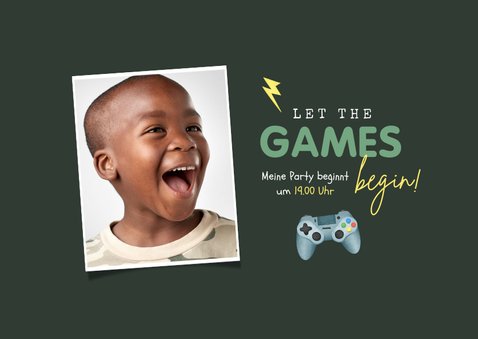 Kindergeburtstag Einladung Gamingparty 2