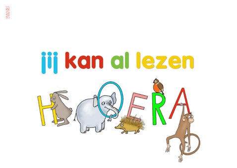 Kinderkaart alle letters van het alfabet 2