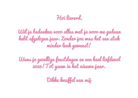 KNGF bedankkaart met twee liefdevolle hondjes 3