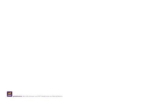 KNGF kerst en bedankkaart met staande hond 2