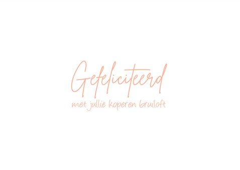Koperen bruiloft - 12 5 jaar 3