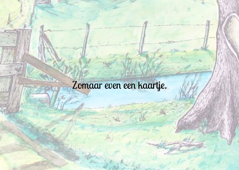 Kunstkaart van een landhuis 3