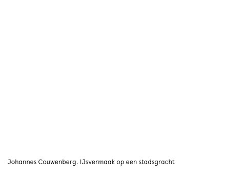 kunstkaart van Johannes Couwenberg. IJsvermaak 3