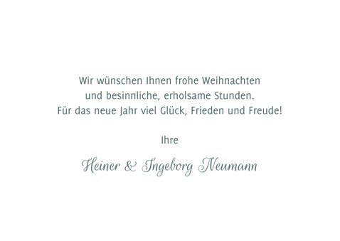 Kunstkarte Weihnachten Wintermotiv 3