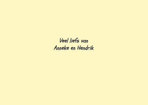Leuk bedankkaartje met muisje en olifant met briefje 3