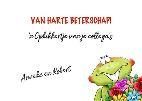 Leuke beterschapskaart voor een gewaardeerde zieke collega 3