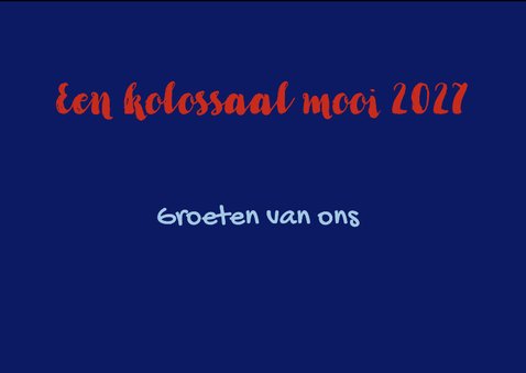 Leuke kerstkaart met twee proostende olifanten 3