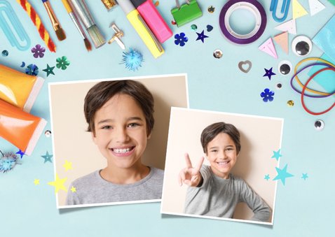 Leuke uitnodiging creatief kinderfeestje of knutselfeestje 2