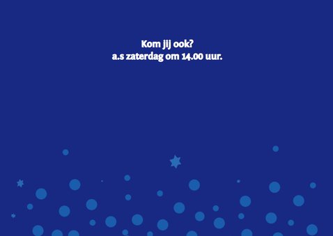 Leuke uitnodiging voor een kinderfeest met grappige dieren 2
