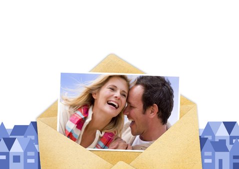 Leuke verhuiskaart met envelop en eigen foto's 3