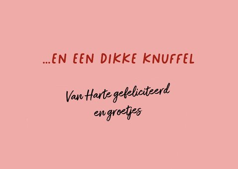 Leuke verjaardagskaart met 2 kussende olifanten 2