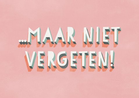 Leuke verjaardagstaart 'Te laat...' met leeg gebaksbordje 2