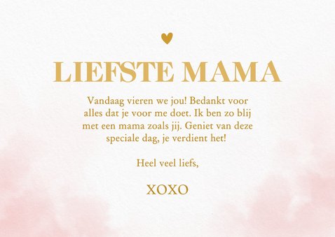 Lief fotokaartje met hartjes moederdag ik hou van je 3