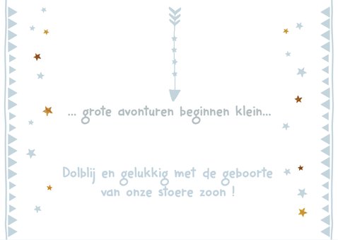 Lief geboortekaartje foto Liam 2
