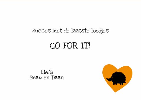 Lief zwanger egeltje 3