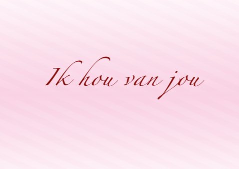Liefde kaart altijd! - BK 2