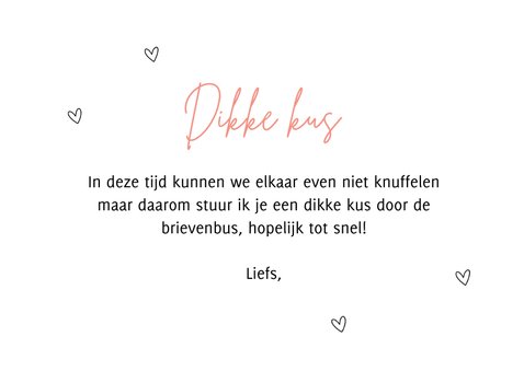 Liefde kaart - Dikke kus door de brievenbus II 3