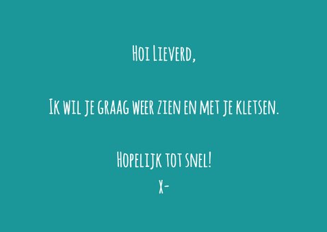 Liefde kaart ik mis je zie je snel frikandel 3