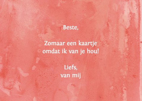 Liefdeskaart aquarel ik heb je 3