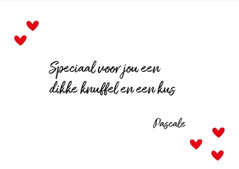 Liefdeskaart Knuffelkaart 3
