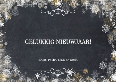 Liefdevolle kerstkaart met 3 foto's in zwartwit 3