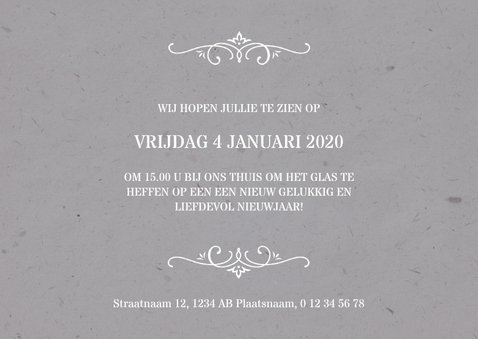 Liefdevolle kerstkaart met grote foto 3