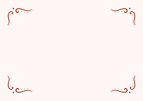 Lieve kerstkaart met illustratie van hertjes en ornamenten Achterkant