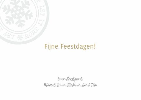 Lieve kerstkaart pastel groen 3