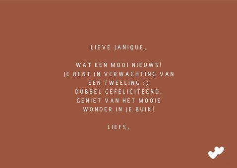 Lijntekening zwanger tweeling 3
