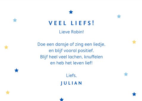 Make-A-Wish kaart blijf positief 3