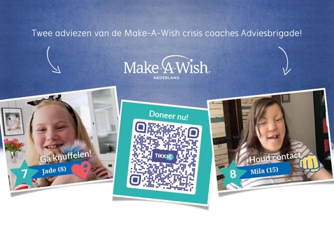 Make-A-Wish knuffel kaart met hart en eigen foto 2