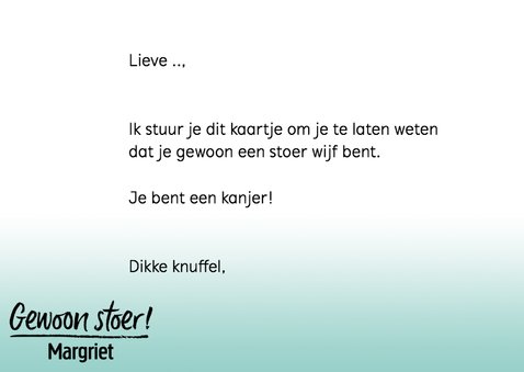 Margriet - Jij zet stoer zijn op de kaart 3