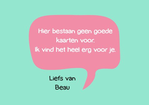 Meeleefkaart Letters Mint 3