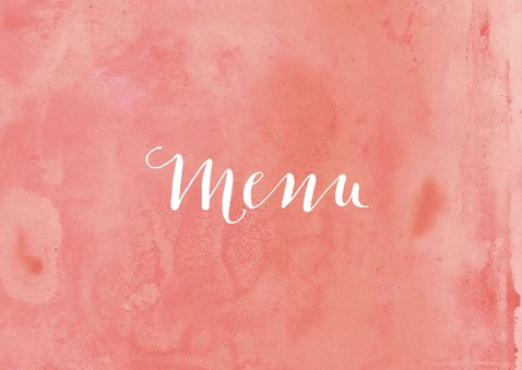 Menukaart bon appetit 2