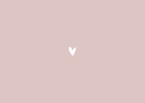 Minimalistische save the date kaart met grote datum Achterkant