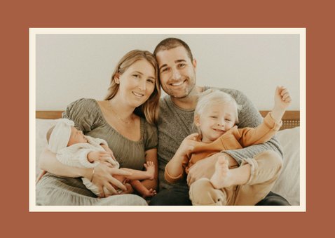 Minimalistische valentijnskaart met eigen foto en tekst 2