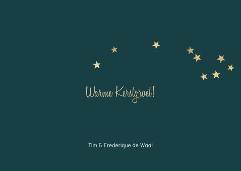 Moderne grafische foto kerstkaart 2020 3