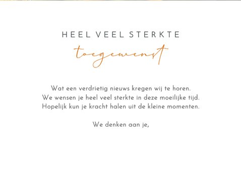Moderne sterktekaart met een foto van herfst bladeren 3